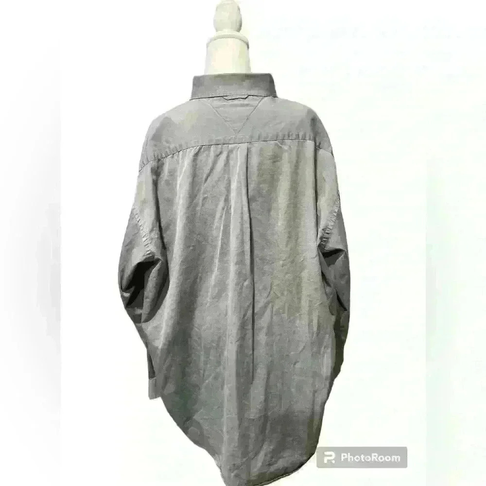 Means plus-sized Tommy button down. - image 2